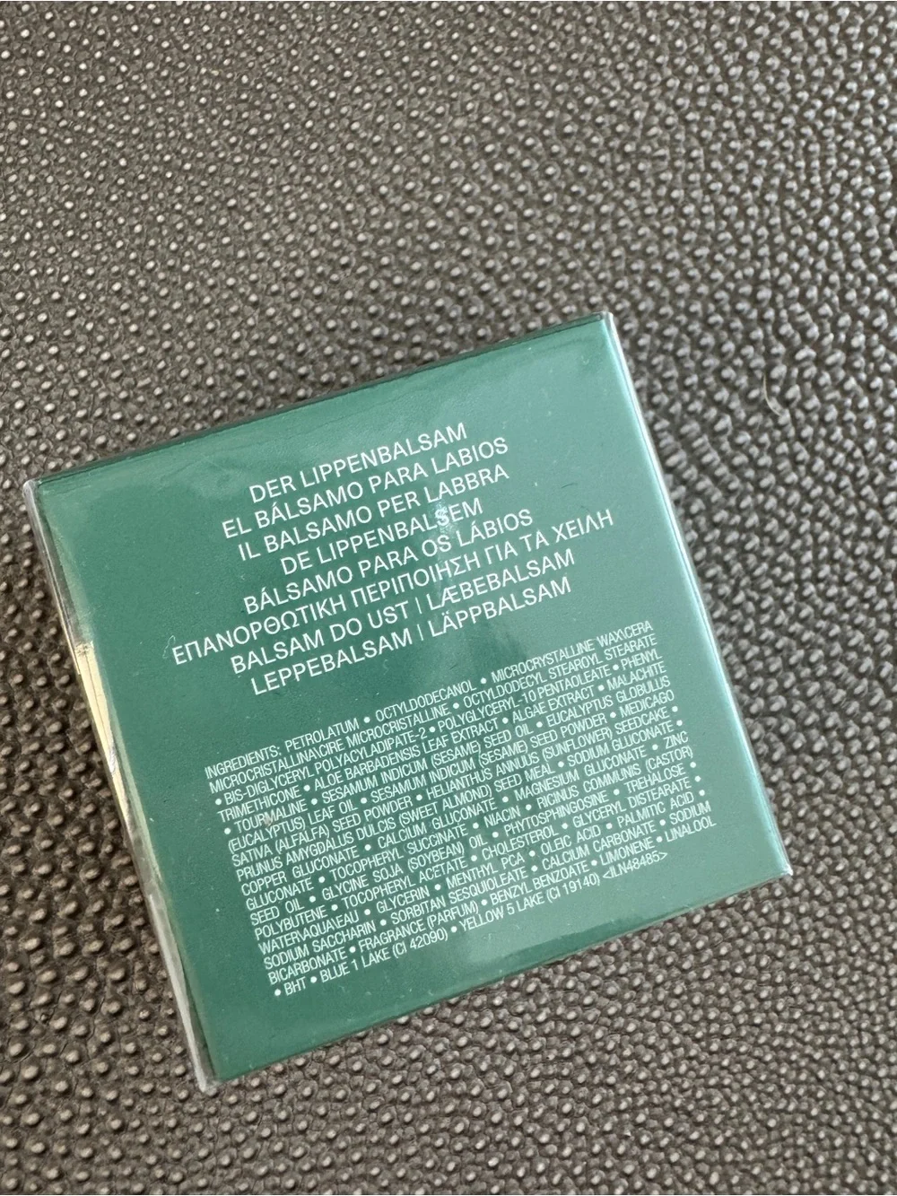 La Mer The Lip Balm - Teal Packaging
